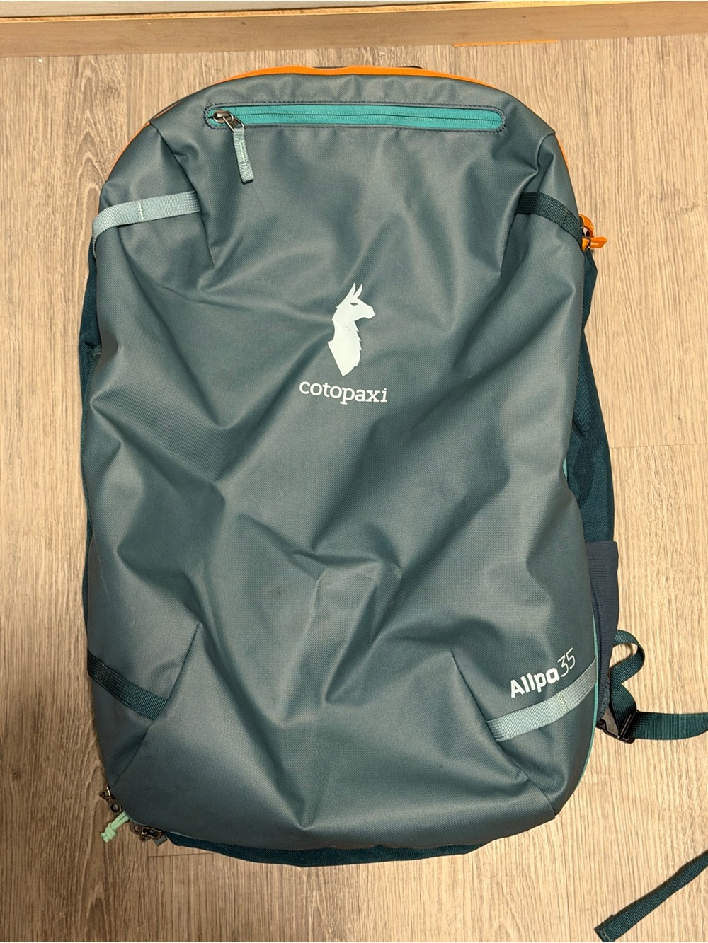 Cotopaxi Allpa 35L Travel Pack in Blue Spruce/Abyss - Picture 12 of 16